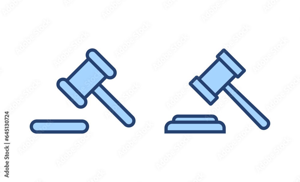 Gavel icon vector. judge gavel sign and symbol. law icon. auction hammer Gavel icon vector. judge gavel sign and symbol. law icon. auction hammer