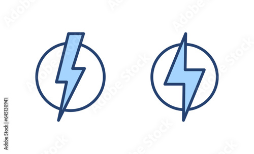Free Download Lightning icon vector. electric sign and symbol. power icon. energy sign - GFXLoad