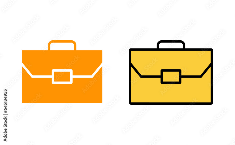 Briefcase icon set for web and mobile app. suitcase sign and symbol. luggage symbol. Briefcase icon set for web and mobile app. suitcase sign and symbol. luggage symbol.
