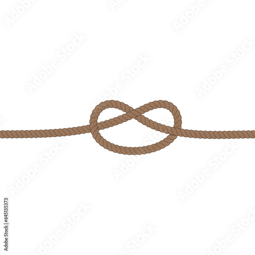 knot line border rope