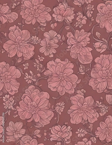 seamless floral pattern IA GENERATION