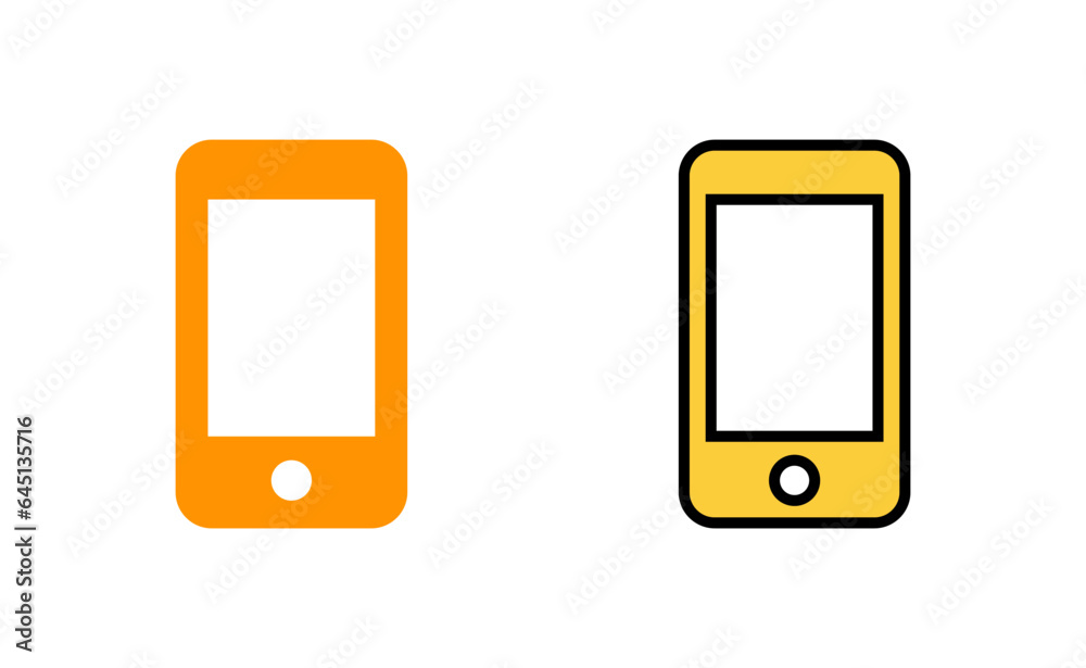 Phone icon set for web and mobile app. Call sign and symbol. telephone ...