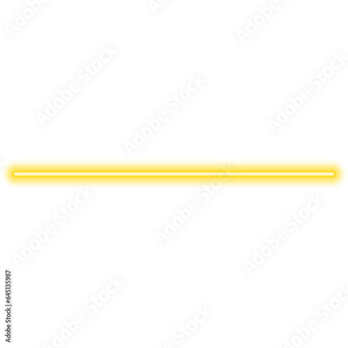 neon line divider yellow