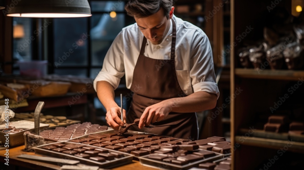 chocolatier crafting artisanal chocolates generative ai chocolatier crafting artisanal chocolates generative ai