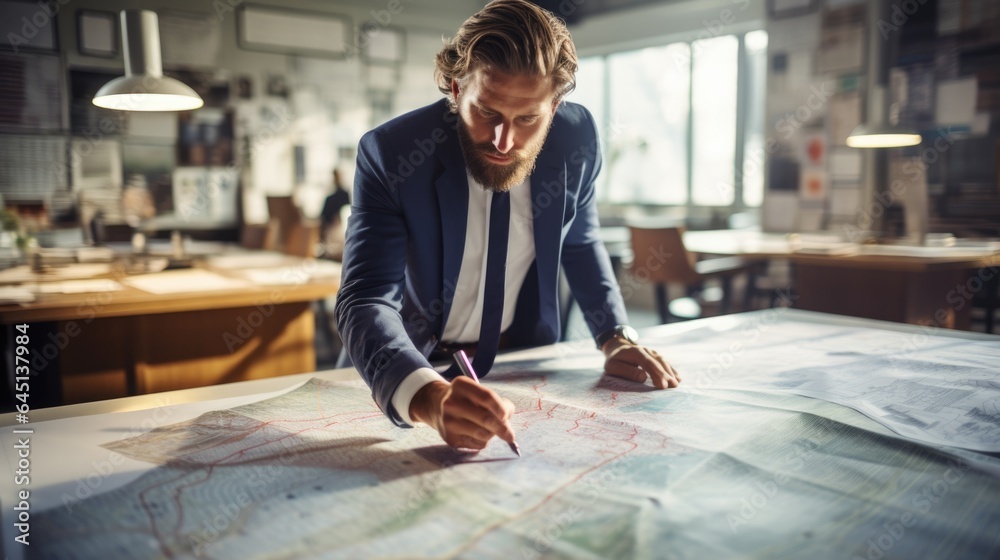 geography professor using maps to teach urban planning generative ai geography professor using maps to teach urban planning generative ai