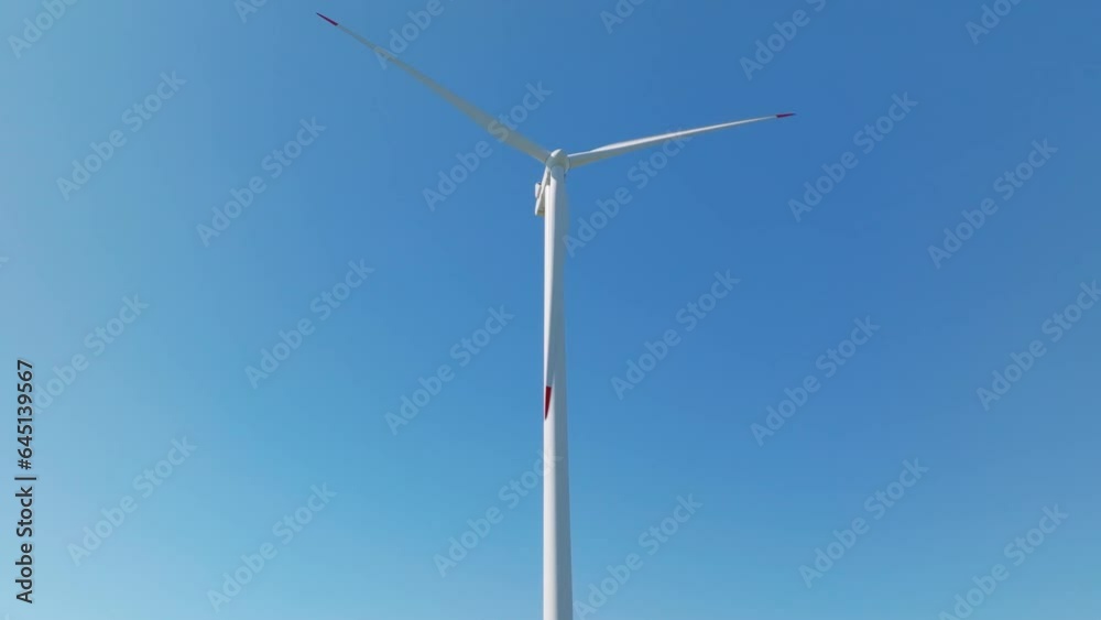 Wind turbines filmed by Drone Wind turbines filmed by Drone