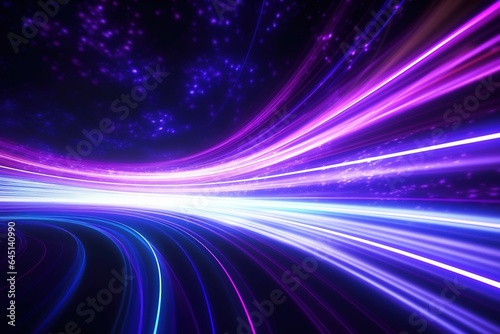 abstract futuristic background with gold PINK blue glowing neon moving high speed wave lines and bokeh lights. Data transfer concept Fantastic wallpaper
