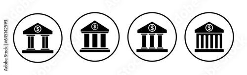 Bank icon vector. bank icon symbol