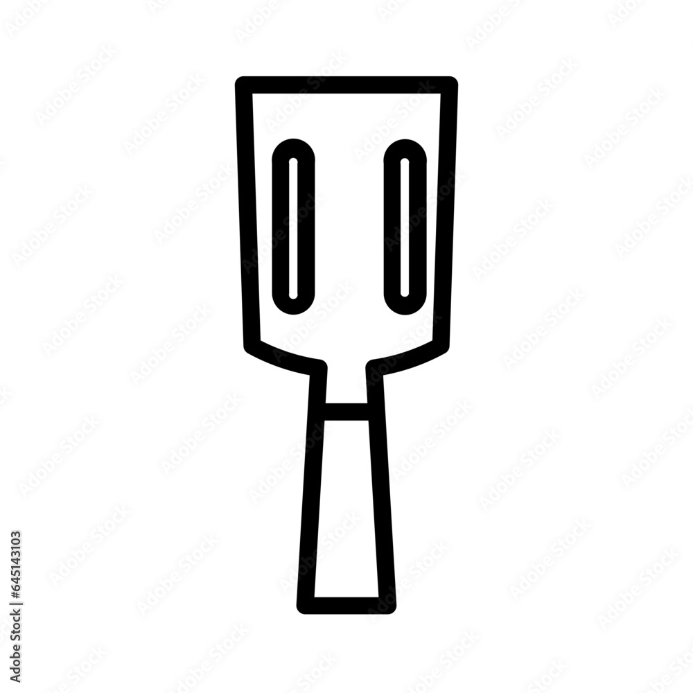 Cooking Food Spatula Outline Icon Cooking Food Spatula Outline Icon