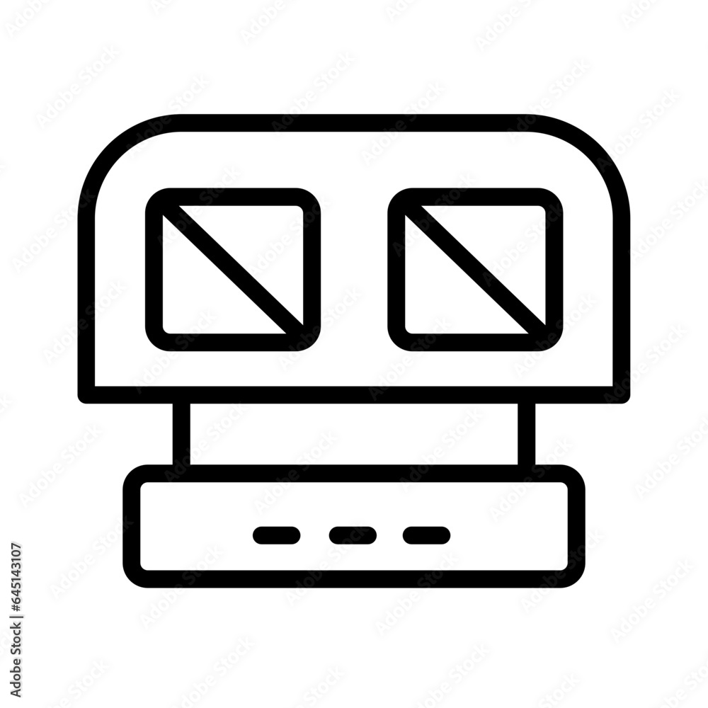 Cooking Device Kitchenware Outline Icon Cooking Device Kitchenware Outline Icon