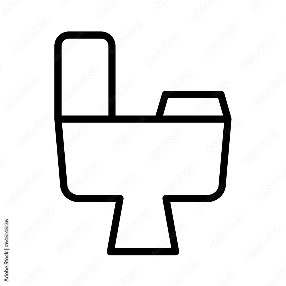 Sit Toilet Bowl Icon Sit Toilet Bowl Icon