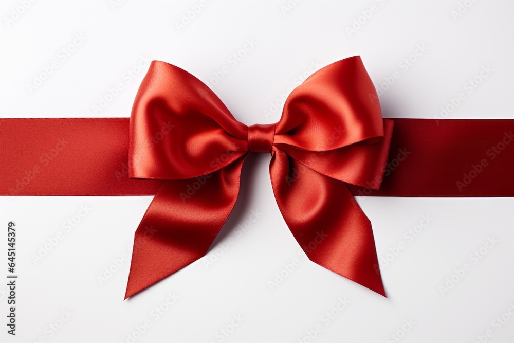 Bow for decorating gifts on a light plain background. Merry christmas and happy new year concept Bow for decorating gifts on a light plain background. Merry christmas and happy new year concept