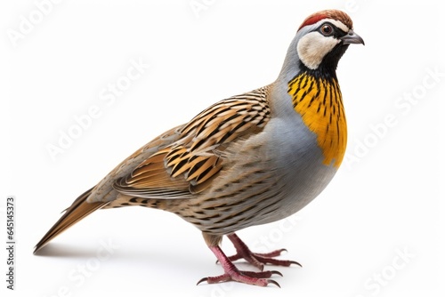 partridge, blank for design. Bird close-up. Background with place for text
