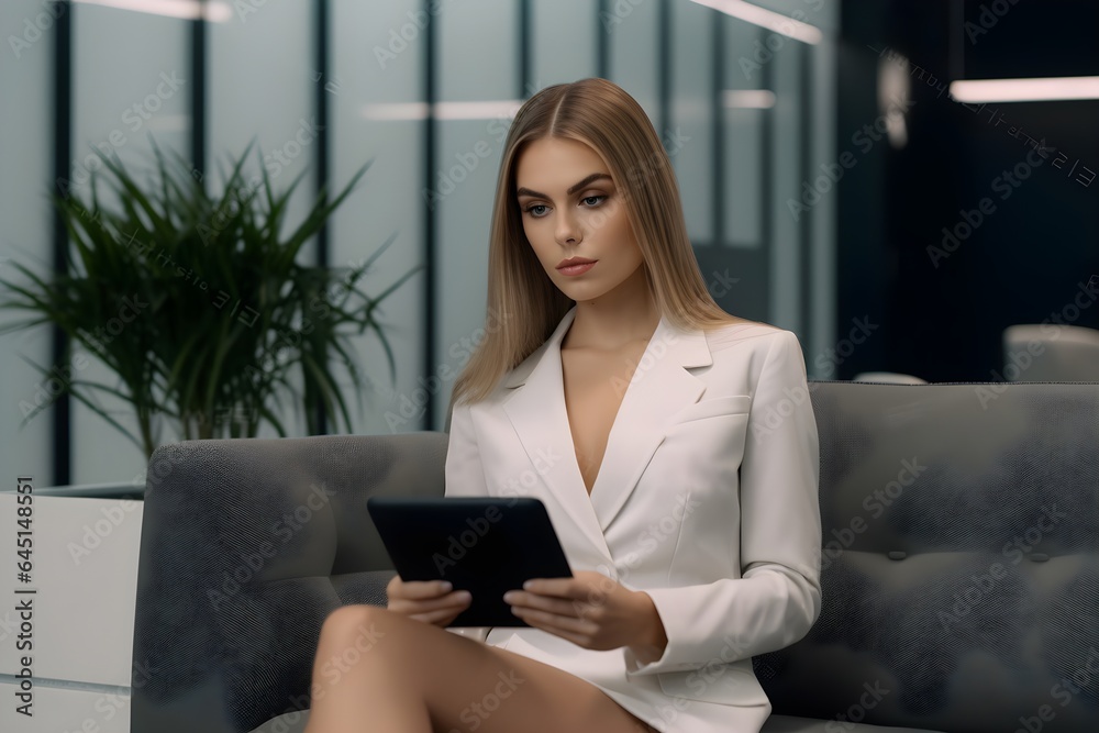 オフィスでタブレットを持っている女性 with generative ai
オフィスでタブレットを持っている女性 with generative ai