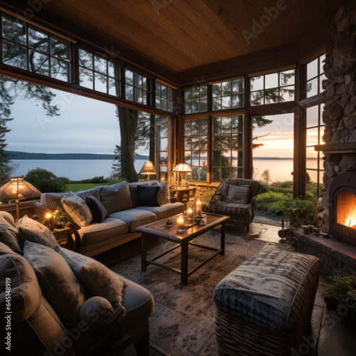A cozy Maine cottage with an ocean view  © Sekai