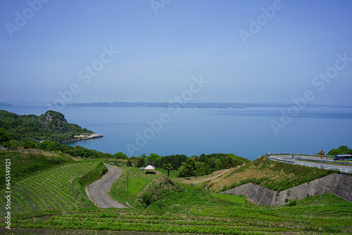 view of the sea and mountains © ginocchio