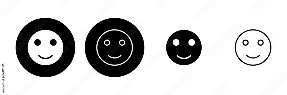 smile icon set. smile emoticon icon. feedback smile icon set. smile emoticon icon. feedback