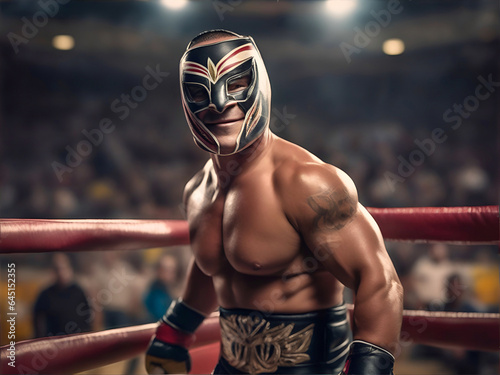 professional wrestler standing in the ring