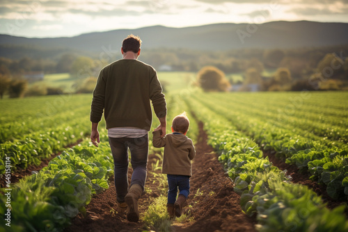 farmer in field father