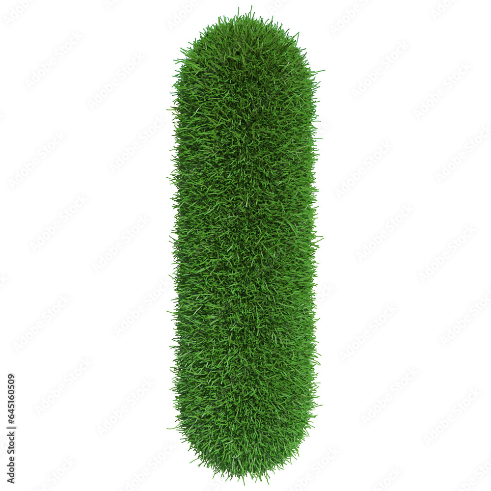 Grass Letter I - green alphabet font grass Grass Letter I - green alphabet font grass