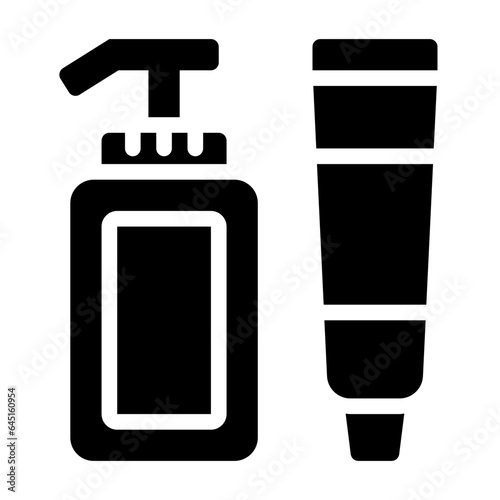 Toiletries Supplies solid glyph icon