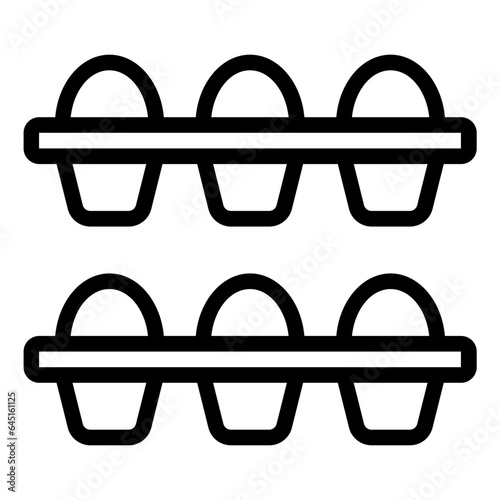Egg Grocery Food outline icon