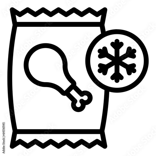 Frozen Food outline icon