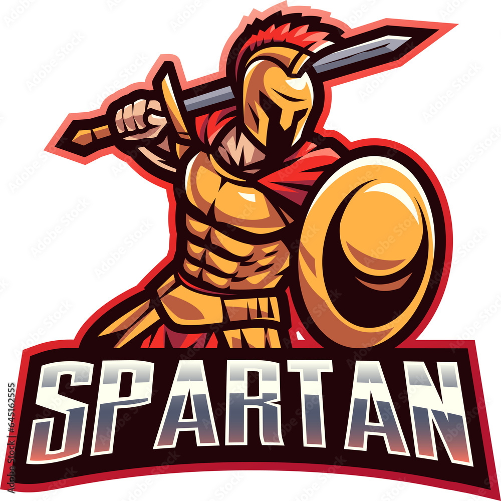 Spartan esport mascot Spartan esport mascot