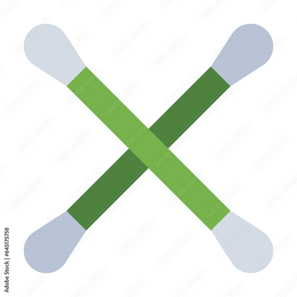 Cotton Swab flat icon