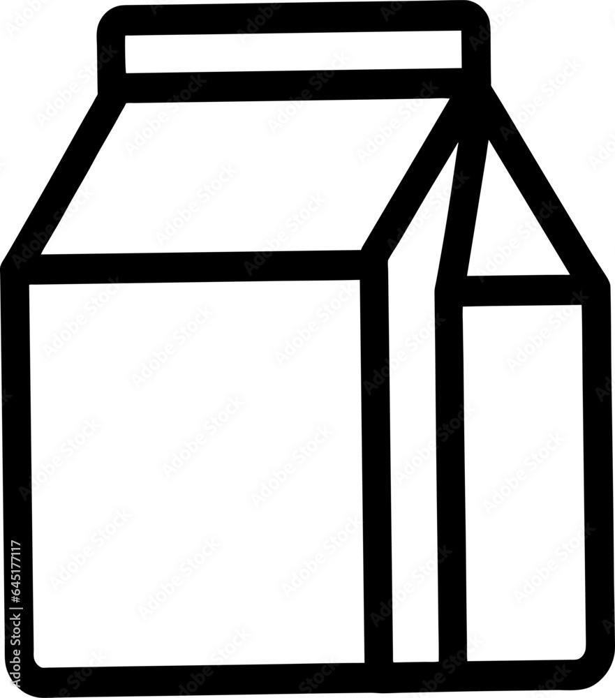 milk box icon milk box icon