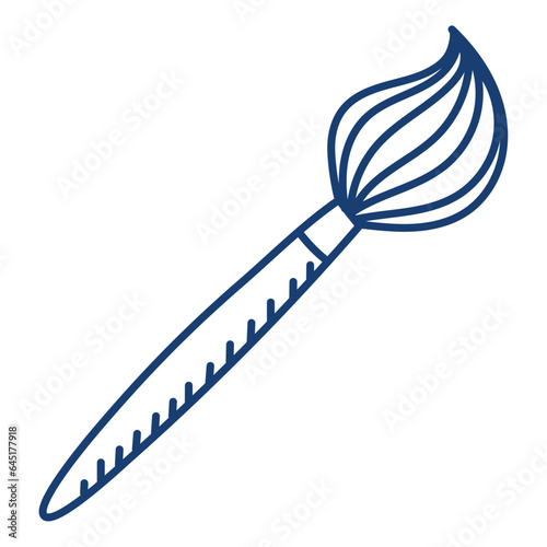 artistic painbrush school doodle icon photo