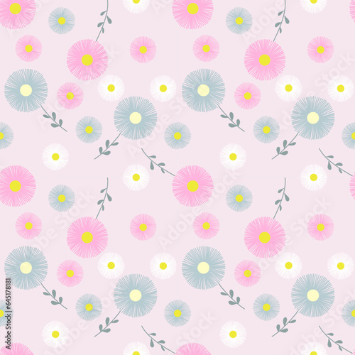 seamless pattern with flowers