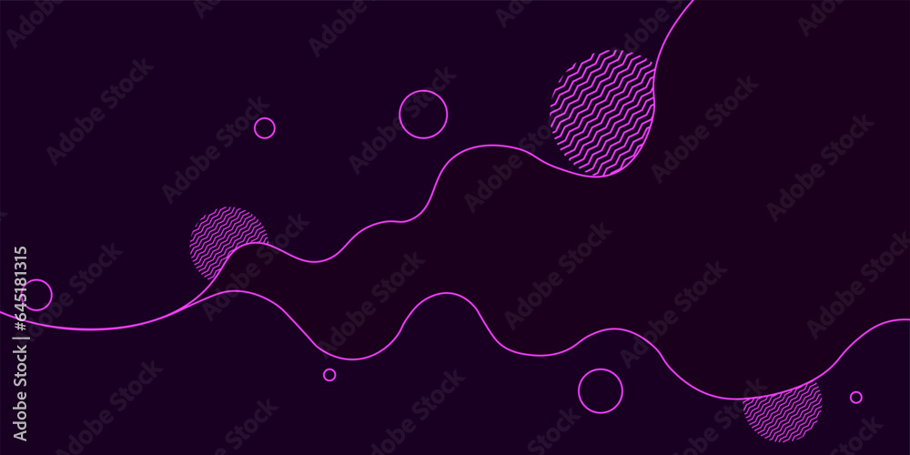 Modern background with abstract elements and dynamic shapes. Vector illustration. Template for design and creative ideas