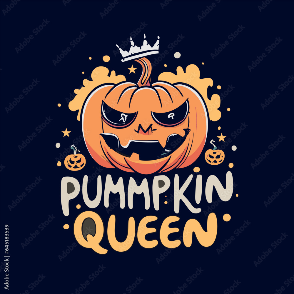 Pumpkin queen Design Halloween