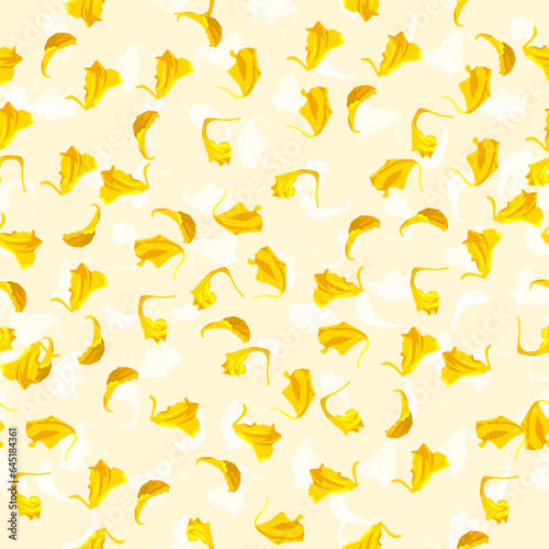 A seamless pattern of marigold flowers. vector illustration. flower background.