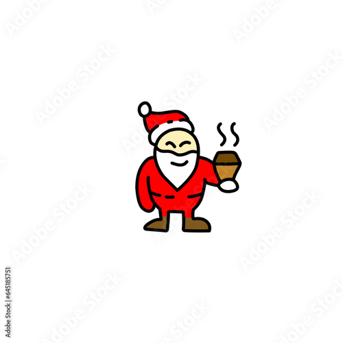 Cute Santa Claus Cartoon