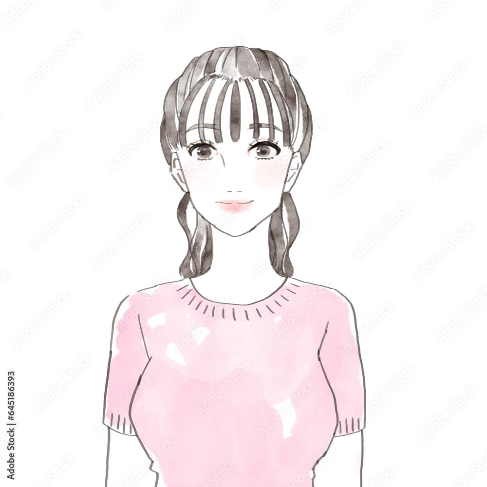 ブルベ夏（夏タイプ）×フェミニンの女性