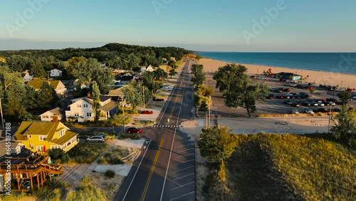 Sunny beach homes in late Summer 2023. photo