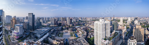 Aerial photography of modern urban architectural landscape of Ningbo, China © 昊 周