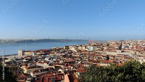 Beautiful Lisbon view from Castelo de S. Jorge