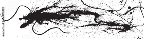 龍　辰年　手書きの毛筆イラスト