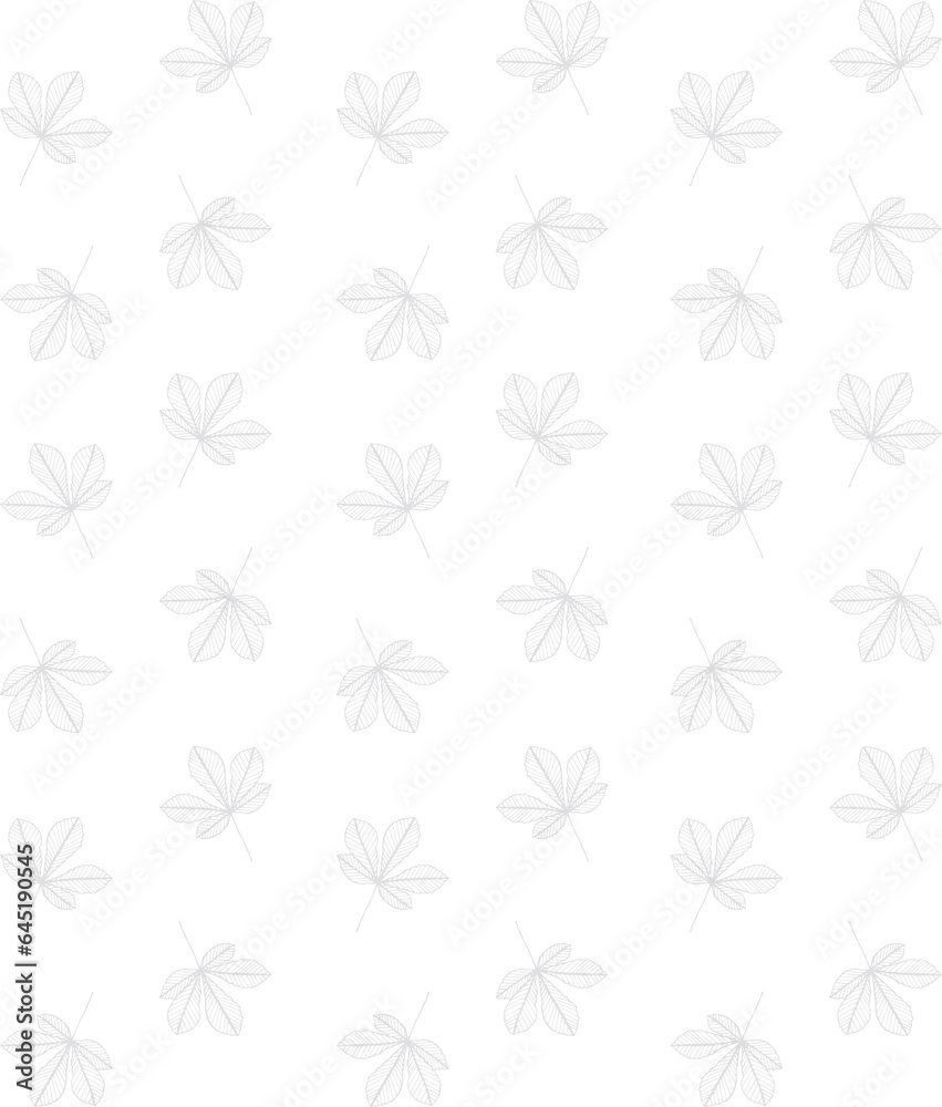 Digital png illustration of grey leaf pattern on transparent background