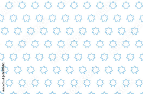 Digital png illustration of blue star pattern on transparent background