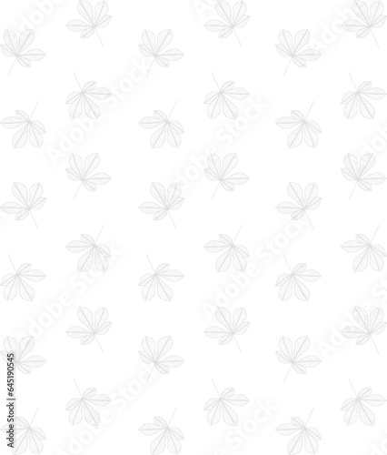 Digital png illustration of grey leaf pattern on transparent background © vectorfusionart