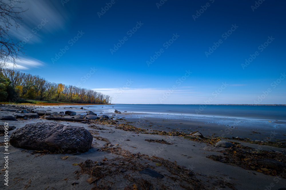 Fototapeta premium sunset on the beach