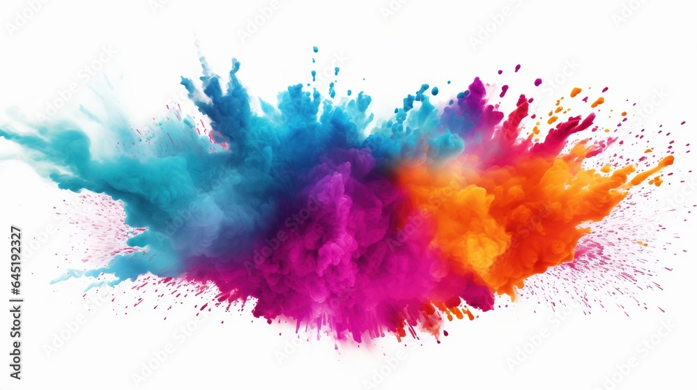 Happy Holi Background for Festival of Colors celebration vector elements for card,greeting,poster design