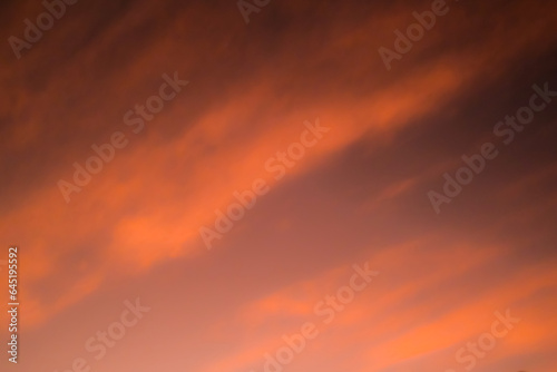 sunrise sky background, abstract sunrise clouds, fire background, orange sky in the morning © Fani