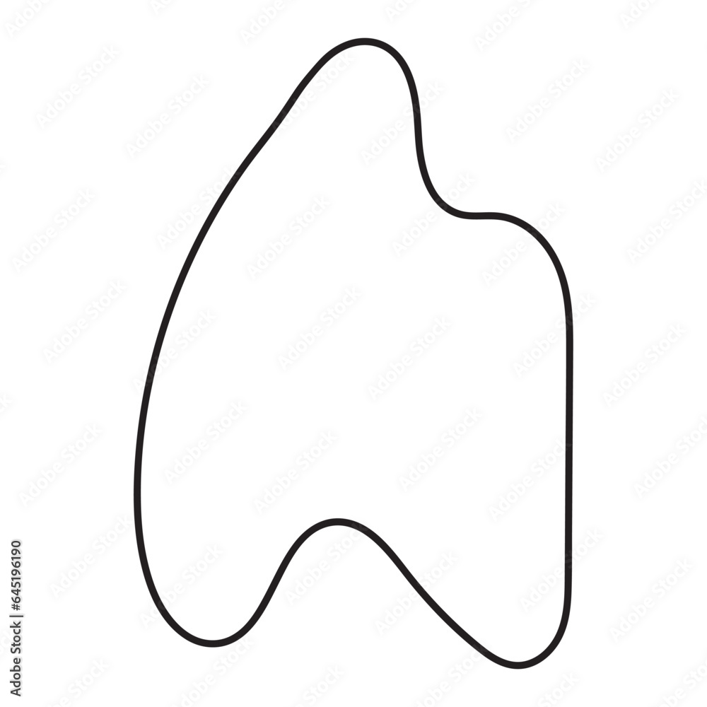 abstract blobs outline for background abstract blobs outline for background