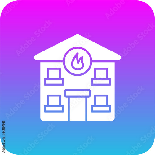 Fire Station Icon
