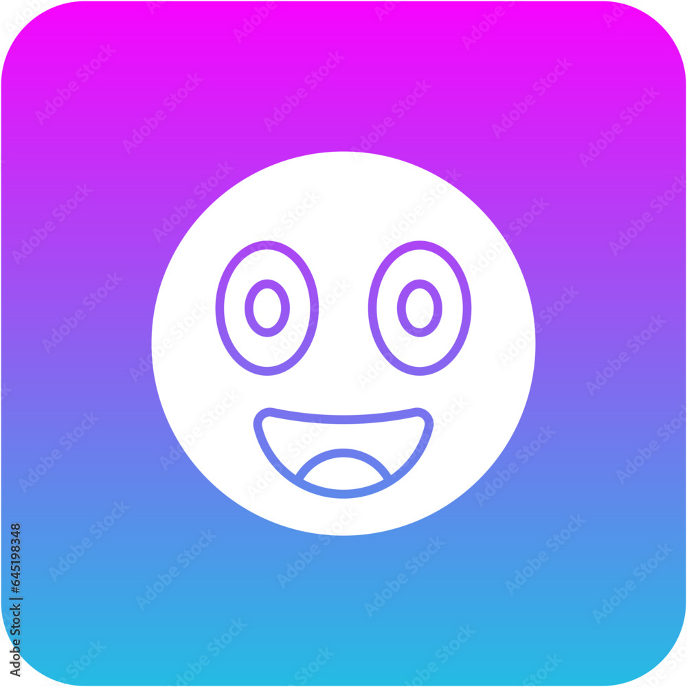 Fototapeta premium Happy Icon